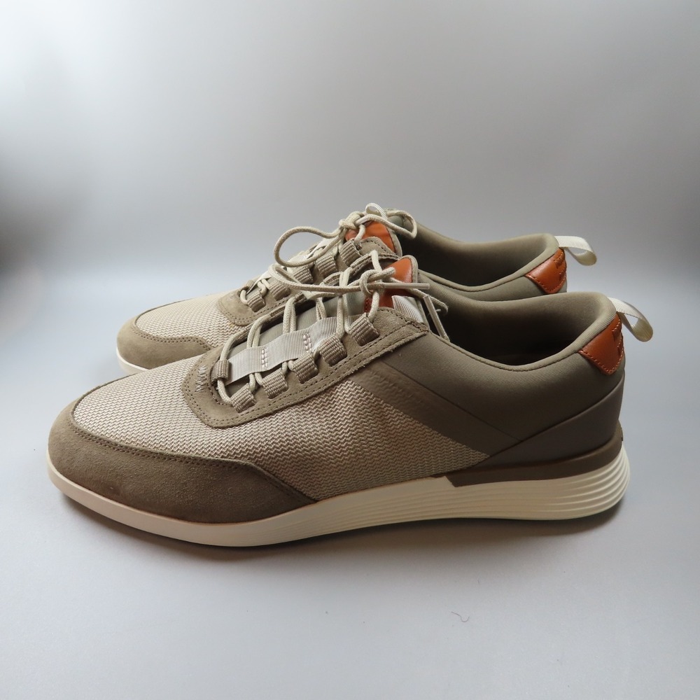 Wolf & Shepherd Crossover Victory Trainer Shoes Beige Brown Mens Size 9.5 - Picture 3 of 11
